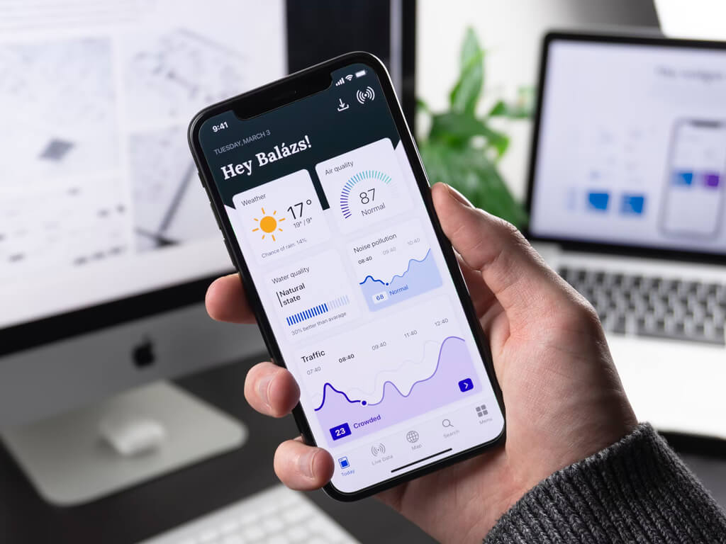 UX/UI Design Ausbildung – Beispiel für UI-Layouts und Komponenten