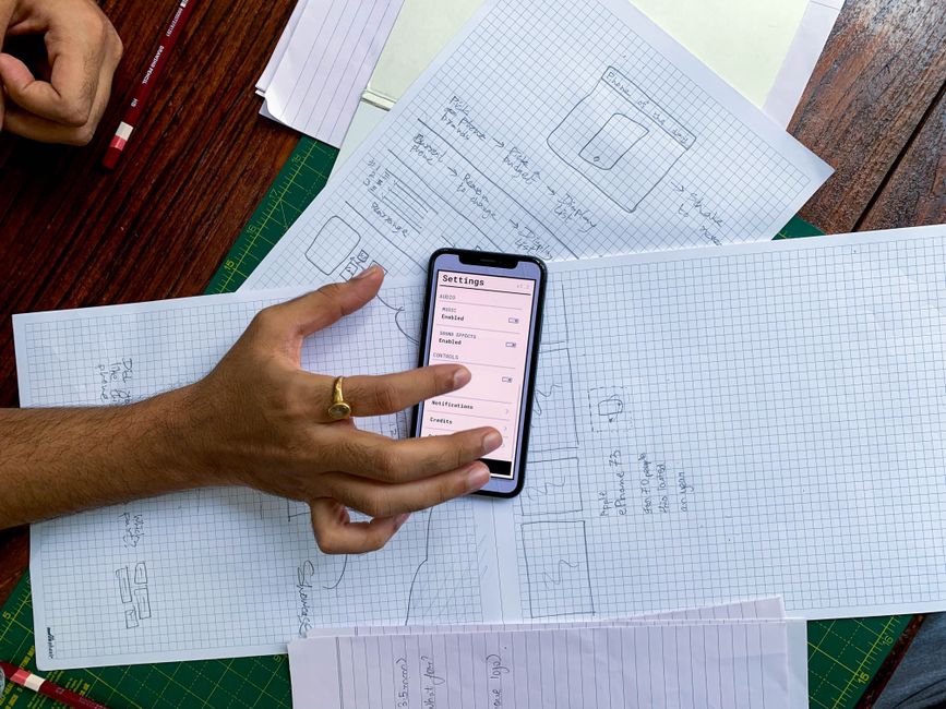 Projektarbeit und Prototyping im UX/UI Kurs